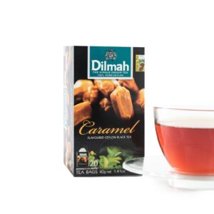Dilmah Caramel flavored black tea bags