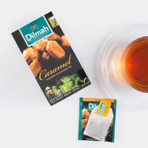 Dilmah Caramel flavored black tea bags