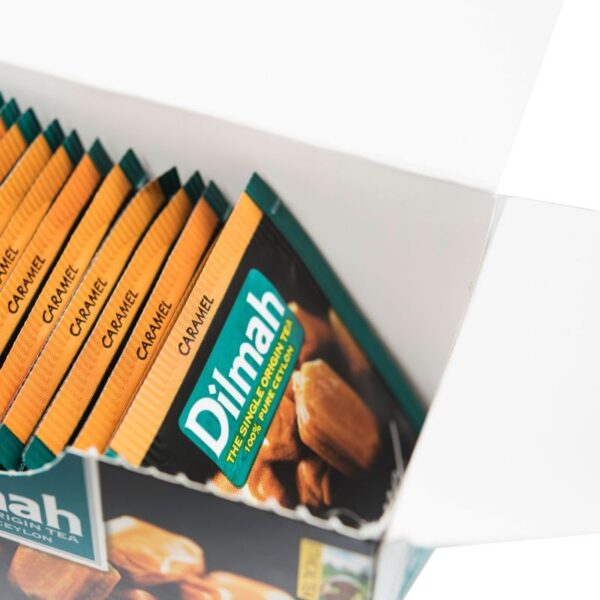 Dilmah Caramel flavored black tea bags