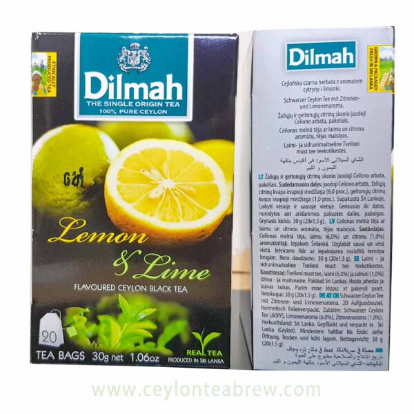 Dilmah Ceylon Lemon and Lime tea bags