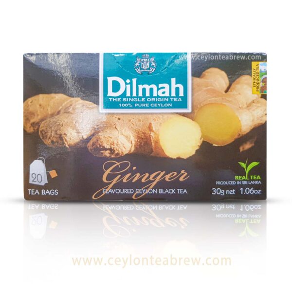 Dilmah Natural Ginger Flavoured Ceylon tea bags