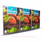 Dilmah Ceylon black tea with strawberry extracts