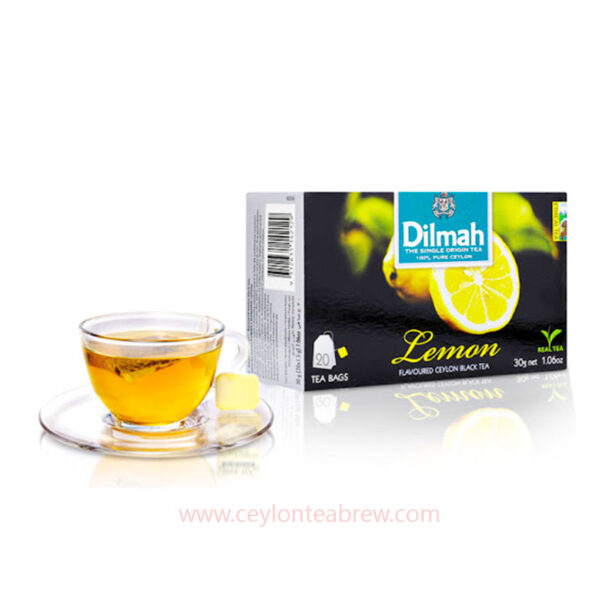 Dilmah Lemon flavored ceylon black tea bags