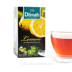 Dilmah Lemon flavored ceylon black tea bags