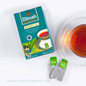 Dilmah Pure Ceylon Organic tea without artificial tea bags