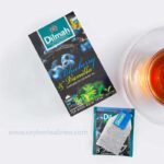 Dilmah Ceylon black tea bags with natural Blueberry and Vanilla flavor