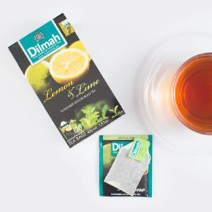 Dilmah Ceylon Lemon and Lime flavored tea bags