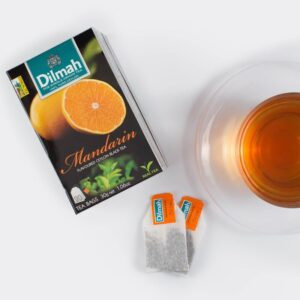 Dilmah black Tea bags with natural mandarin extracts