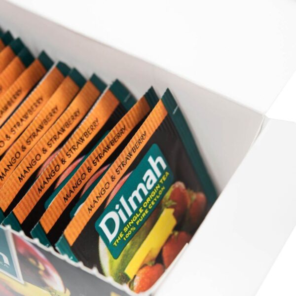 Dilmah Mango and Strawberry flavoured tea bags