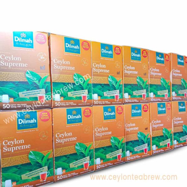 dilmah Ceylon black tea supreme tea 50 bags