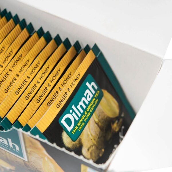 Dilmah Ceylon tea with natural Ginger and Honey flavor