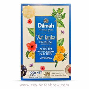 Dilmah Ceylon Black tea with creamy earl grey loose leaf tea