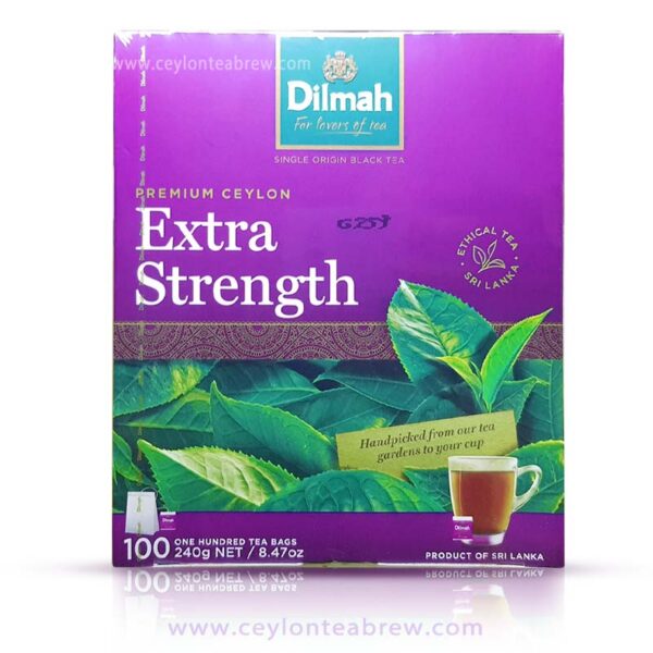 Dilmah Ceylon Extra strength black tea bags 100g