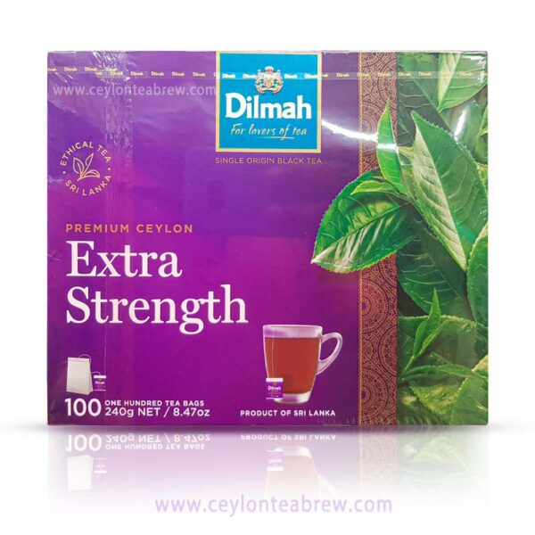 Dilmah Ceylon Extra strength black tea bags 100g