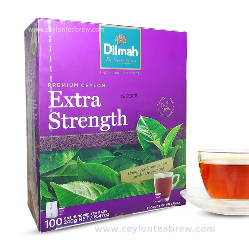Dilmah Ceylon Extra strength black tea bags 100g
