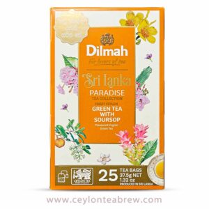 Dilmah Ceylon Green tea with natural Soursop flavor