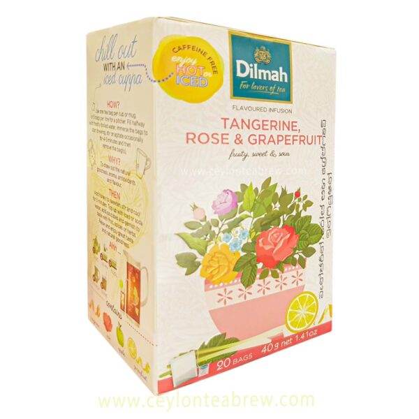 Dilmah Ceylon Tangerine rose and grapefruit flavored infusion tea