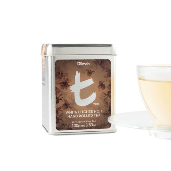 Dilmah Ceylon White Litchee Hand Rolled gourmet Tea 100g