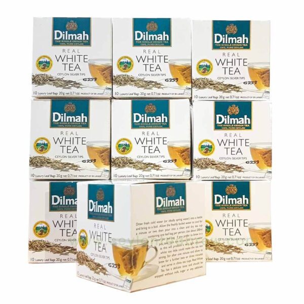 Dilmah Ceylon medicinal white tea silver tips tea bags