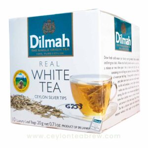 Dilmah Ceylon medicinal white tea silver tips tea bags