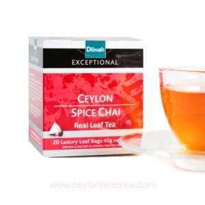 Dilmah Exceptional Ceylon spice chai luxury leaf tea bags