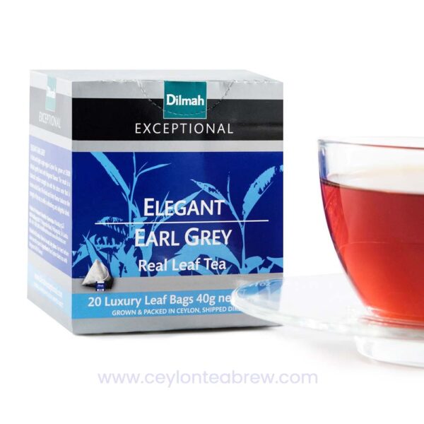 Dilmah Exceptional Elegant earl grey luxury leaf tea bags 2