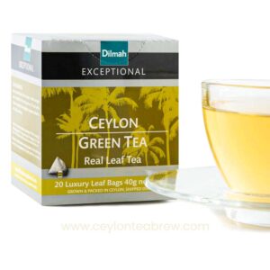 Dilmah Exceptional pure Green tea luxury leaf tea bags