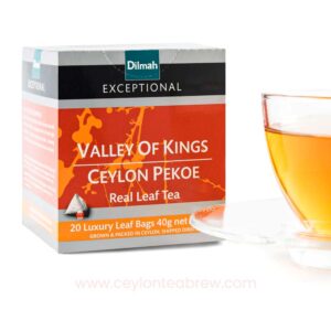 Dilmah Exceptional valley of kings ceylon pekoe leaf tea bags