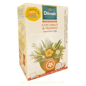Dilmah coconut and mango flavored tea