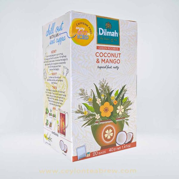 Dilmah coconut and mango flavored tea5