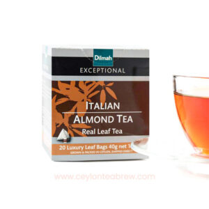 Dilmah exceptional Italian almond luxury leaf tea bags