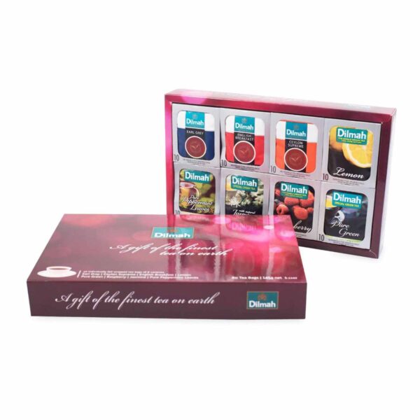 Dilmah seasonal gift pack English Breakfast, Earl Grey, Lemon & Pure Green tea