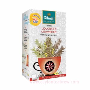 Dilmah Liquorice and strawberry rooibos infusion tea