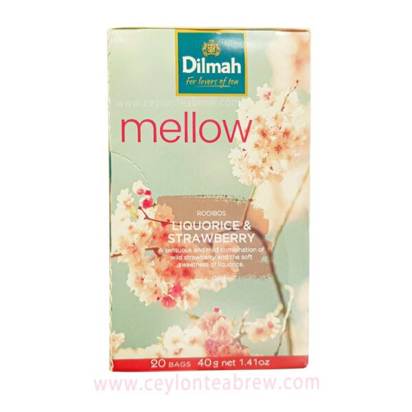 Dilmah Liquorice and strawberry rooibos infusion tea