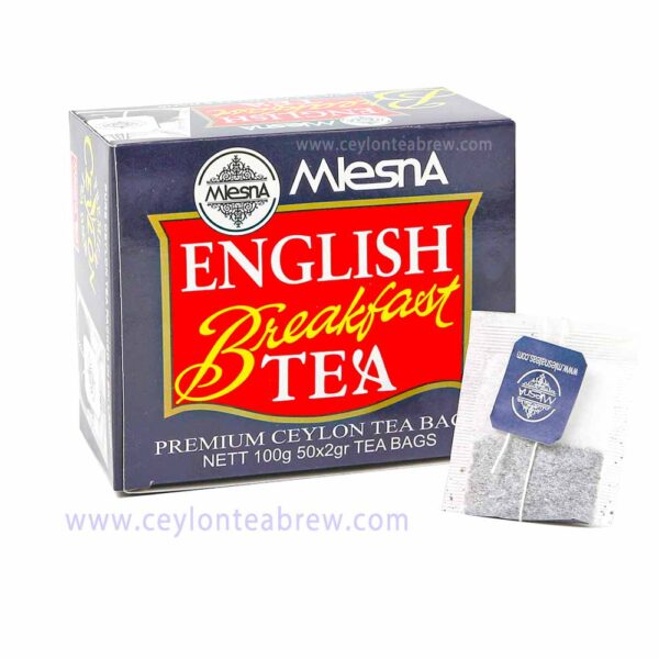 Mlesna Ceylon English breakfast tea bags 100g 1