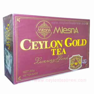 Mlesna Ceylon gold tea luxury blend tea 100 bags rich antioxidant