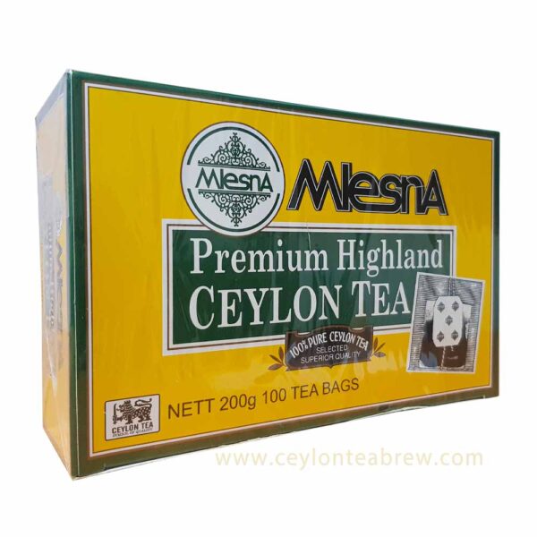 Mlesna Ceylon premium highland pure black tea bags