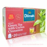 Pure Ceylon Green Tea bags with Ceylon Cinnamon extracts