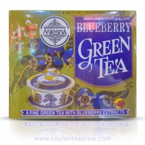 Mlesna Ceylon Blue berry green tea bags