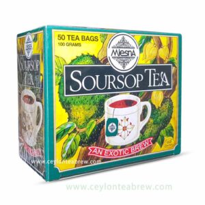 Mlesna Ceylon Ceylon black tea bags with natural Soursop extracts Exotic brew