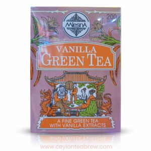 Mlesna Ceylon Natural Vanilla Green tea leaf tea 200g