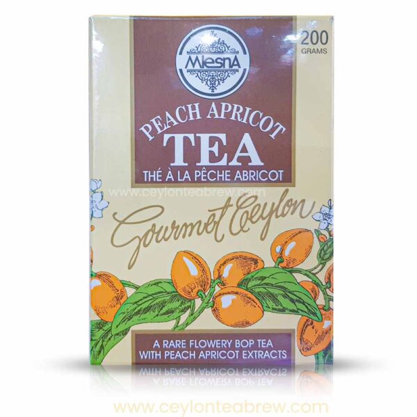 Mlesna Ceylon Peach apricot leaf tea Flowery BOP tea