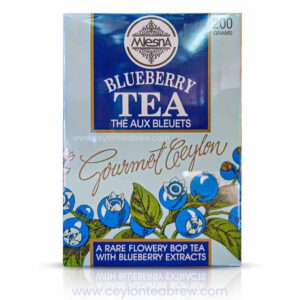 Mlesna Ceylon black leaf tea with blueberry extracts