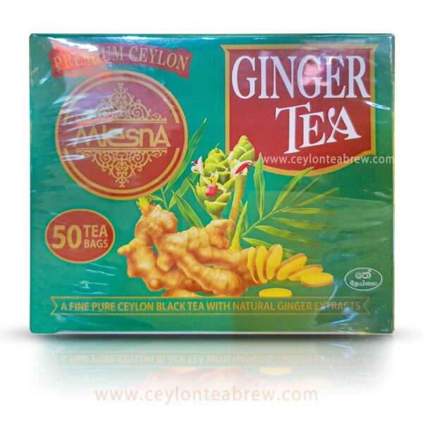 Mlesna Ceylon black tea bags with ginger extracts