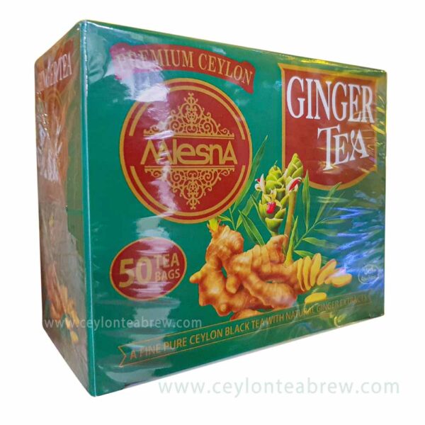 Mlesna Ceylon black tea bags with ginger extracts