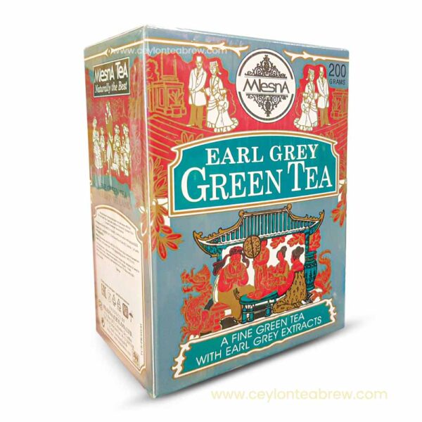 Mlesna Ceylon earl grey green tea leaf tea 200g