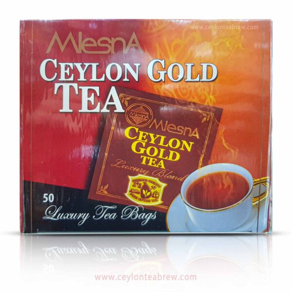 Mlesna Ceylon gold luxury blend tea bags 50g