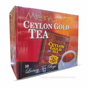 Mlesna Ceylon gold luxury blend tea bags 50