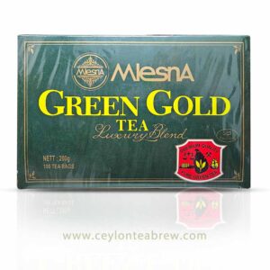 Mlesna Ceylon green gold luxury blend tea bags 200g