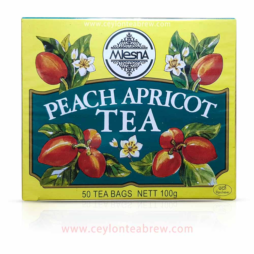 Mlesna Ceylon tea with peach apricot extracts tea bags